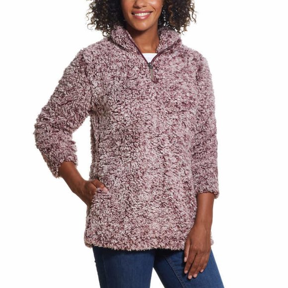 Weatherproof Ladies 1/4 Zip Pullover Sweater - Picture 4 of 5